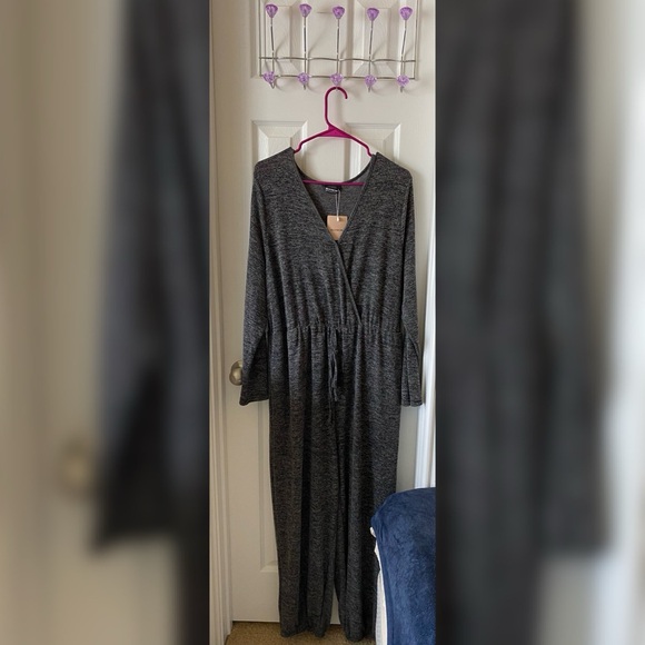 BloomChic Pants - Dark Grey Jumpsuit